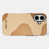 Abstraktes Minimalistisches Design Case-Mate iPhone Hülle (Rückseite (Horizontal))