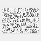 Abstraktes Minimalistisches Entwurfsmuster-Papier Geschenkpapier Set (Vorderseite 2)