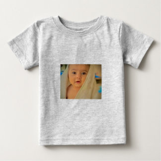 Abstraktes minimalistisches Gesicht-Kunst-T-Shirt- Baby T-shirt