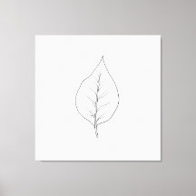 Abstraktes Minimalistisches Leaf