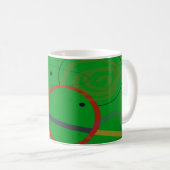 Abstraktes Miro Künstlerische Kaffee-Tasse Kaffeetasse (VorderseiteRechts)