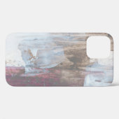 Abstraktes Mischmedienbild. Handgemalt Hintergrunn Case-Mate iPhone Hülle (Rückseite (Horizontal))