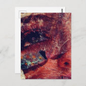 Abstraktes Mischmedienfeld Postkarte (Vorne/Hinten)