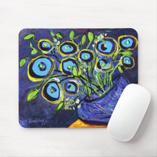 abstraktes mit Blumenmousepad 17 Mousepad (Mit Mouse)