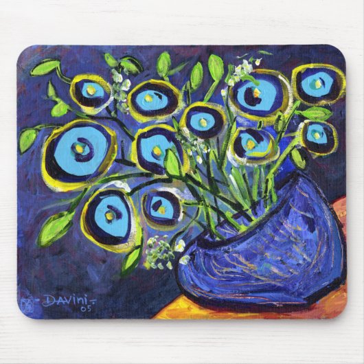 abstraktes mit Blumenmousepad 17 Mousepad (Vorne)