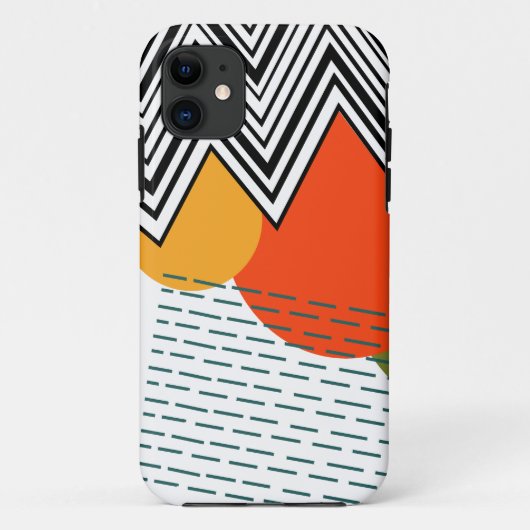 Abstraktes Mittelalter Moderne Case-Mate iPhone Hülle (Rückseite)