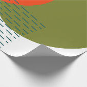 Abstraktes Mittelalter Moderne Geschenkpapier (Ecke)