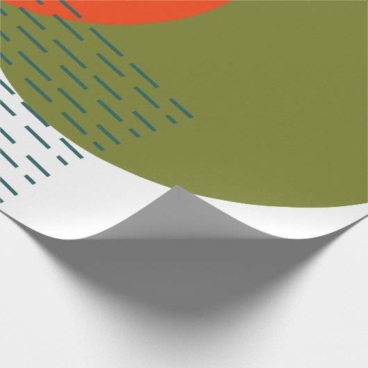 Abstraktes Mittelalter Moderne Geschenkpapier (Ecke)