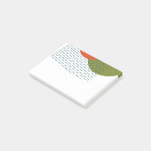 Abstraktes Mittelalter Moderne Post-it Klebezettel (angewinkelt)