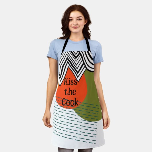 Abstraktes Mittelalter Moderne Schürze (Getragen)