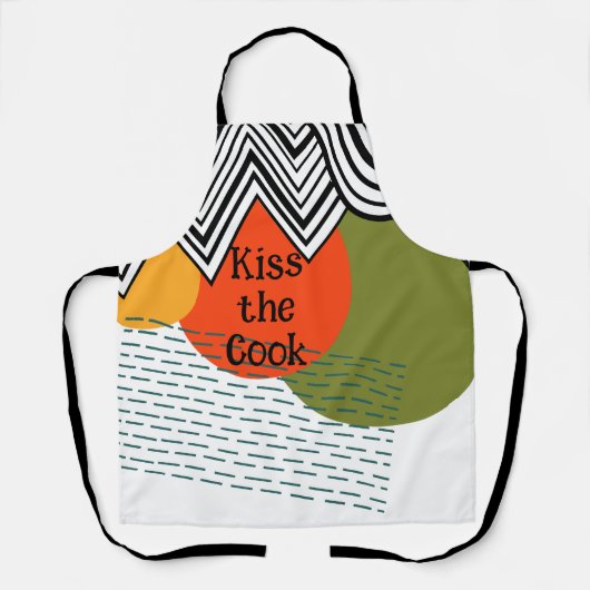 Abstraktes Mittelalter Moderne Schürze (Vorderseite)