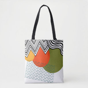 Abstraktes Mittelalter Moderne Tasche