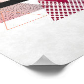 Abstraktes Mittelalter Poster (Ecke)