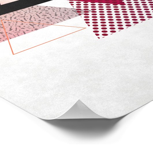 Abstraktes Mittelalter Poster (Ecke)