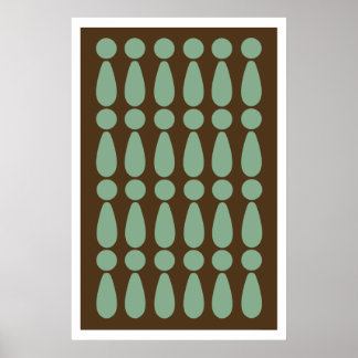 Abstraktes Modern Retro Art Poster