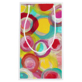 Abstraktes moderne Kunst-Kreis-Malerei-Party Kleine Geschenktüte (Vorderseite)