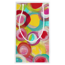 Abstraktes moderne Kunst-Kreis-Malerei-Party Kleine Geschenktüte