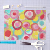 Abstraktes moderne Kunst-Kreis-Malerei-Party Seidenpapier (Handwerk)