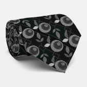 Abstraktes, modernes Apfelobst verlasse geometrisc Krawatte (Gerollt)