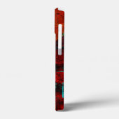 Abstraktes, modernes, Cooles künstlerisches Muster Case-Mate iPhone Hülle (Rückseite / Links)