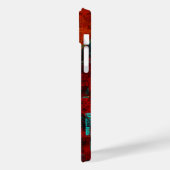 Abstraktes, modernes, Cooles künstlerisches Muster Case-Mate iPhone Hülle (Rückseite / Links)