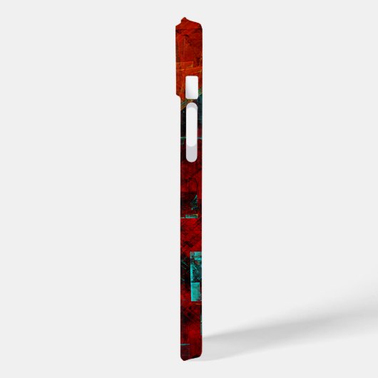 Abstraktes, modernes, Cooles künstlerisches Muster Case-Mate iPhone Hülle (Rückseite / Links)