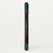 Abstraktes, modernes, Cooles künstlerisches Muster Case-Mate iPhone Hülle (Hinten/Rechts)