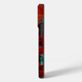 Abstraktes, modernes, Cooles künstlerisches Muster Case-Mate iPhone Hülle (Rückseite / Links)