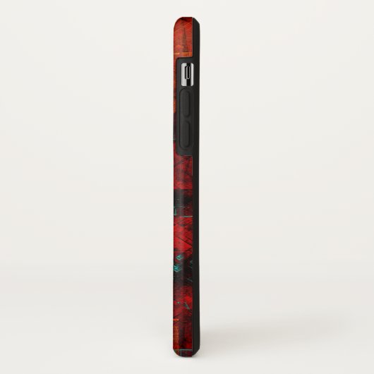 Abstraktes, modernes, Cooles künstlerisches Muster Case-Mate iPhone Hülle (Hinten/Links)