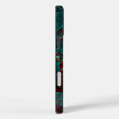 Abstraktes, modernes, Cooles künstlerisches Muster Case-Mate iPhone Hülle (Rückseite / Rechts)