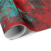 Abstraktes, modernes, Cooles künstlerisches Muster Geschenkpapier (Rolleneckpunkt)