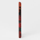 Abstraktes, modernes, Cooles künstlerisches Muster iPhone Hülle (Linke Seite)