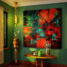 Abstraktes, modernes, Cooles künstlerisches Muster