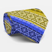 Abstraktes modernes Dekor mit geometrischen Orname Krawatte (Gerollt)