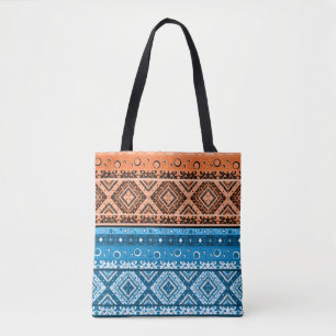 Abstraktes modernes Dekor mit geometrischen Orname Tasche