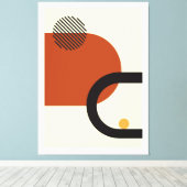 Abstraktes modernes Design Leinwanddruck (Insitu (Holzboden))