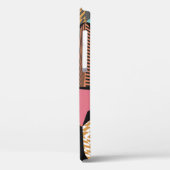 Abstraktes, modernes Dreiecke-Hintergrundbild Case-Mate iPhone Hülle (Rückseite / Links)