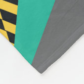 Abstraktes, modernes Dreiecke-Hintergrundbild Fleecedecke (Ecke)