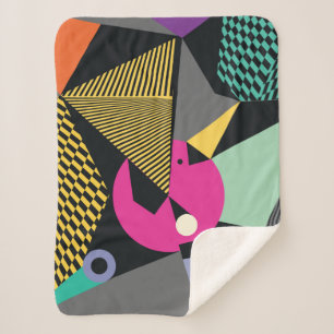 Abstraktes, modernes Dreiecke-Hintergrundbild Sherpadecke