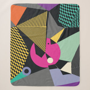 Abstraktes, modernes Dreiecke-Hintergrundbild Sherpadecke