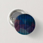 Abstraktes modernes dunkles lila Farbengitter pol Button (Vorne & Hinten)