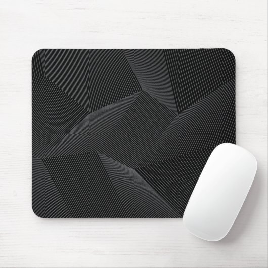 Abstraktes, modernes, einfaches, dynamisches Linie Mousepad (Mit Mouse)