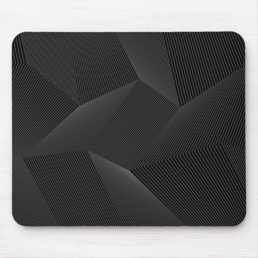 Abstraktes, modernes, einfaches, dynamisches Linie Mousepad (Vorne)