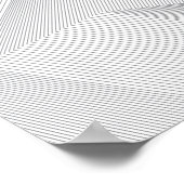 Abstraktes, modernes, einfaches, dynamisches Linie Poster (Ecke)