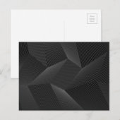 Abstraktes, modernes, einfaches, dynamisches Linie Postkarte (Vorne/Hinten)