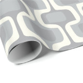 Abstraktes modernes, einfaches geometrisches Dreie Geschenkpapier (Rolleneckpunkt)