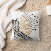 Abstraktes modernes Element Kissen (Decke)