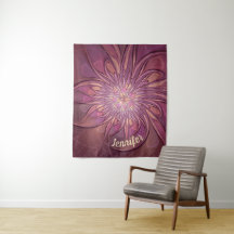 Abstraktes modernes Fraktal Berry Colors Name