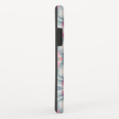 Abstraktes modernes geometrisches Ornamentalblau Case-Mate iPhone Hülle (Hinten/Rechts)