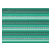 Abstraktes modernes geometrisches Retropflaster Tischdecke (Vorderseite (Horizontal))